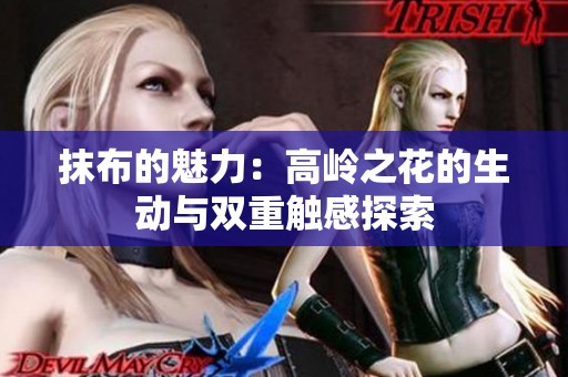 抹布的魅力：高嶺之花的生動與雙重觸感探索