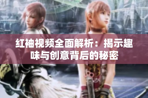 紅袖視頻全面解析：揭示趣味與創(chuàng)意背后的秘密