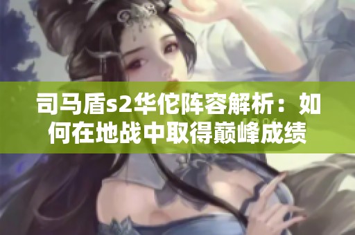 司馬盾s2華佗陣容解析：如何在地戰(zhàn)中取得巔峰成績