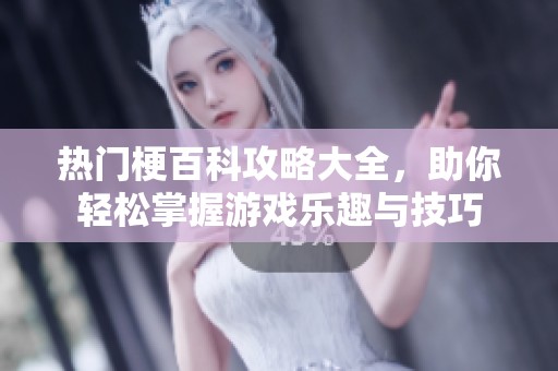 熱門(mén)梗百科攻略大全，助你輕松掌握游戲樂(lè)趣與技巧