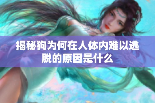 揭秘狗為何在人體內(nèi)難以逃脫的原因是什么