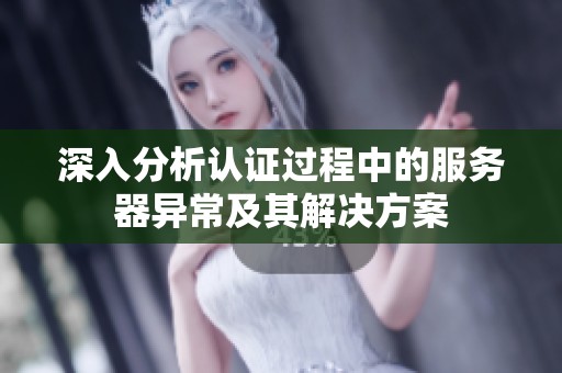 深入分析認證過程中的服務器異常及其解決方案