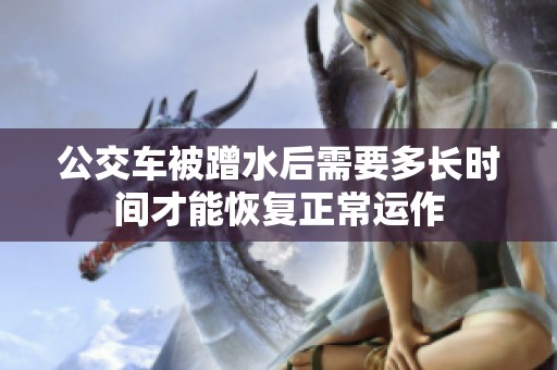 公交車(chē)被蹭水后需要多長(zhǎng)時(shí)間才能恢復(fù)正常運(yùn)作